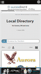 Mobile Screenshot of directory.auroradirect.info