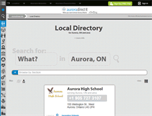 Tablet Screenshot of directory.auroradirect.info